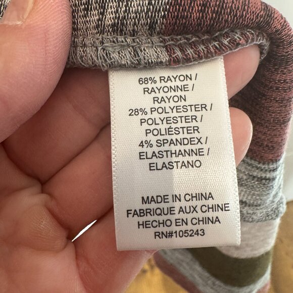 NWOT Stitch Fix | Bobeau Jemmy Brushed Striped Cardigan - Picture 5 of 6